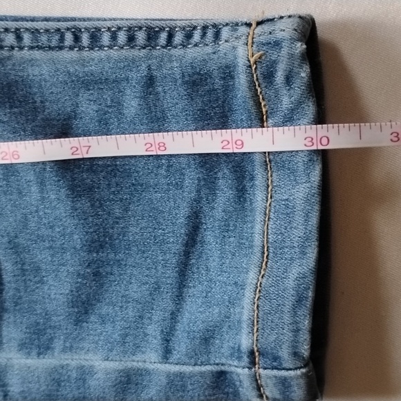 Free People Lennox Medium Wash Denim Skinny Utility Jumpsuit S 4/27 - Picture 15 of 15